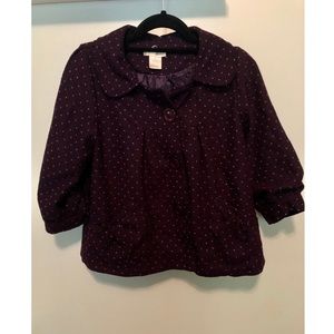 Purple Polkadot Jacket